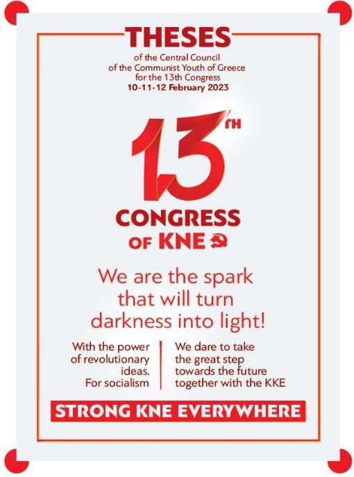 Theses of the CC of KNE for the 13th Congress
