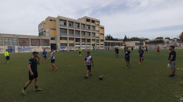 An anti-war school student tournament was organized last weekend by the school student Base Organizations of Zografou, Kaisariani, and Vyronas